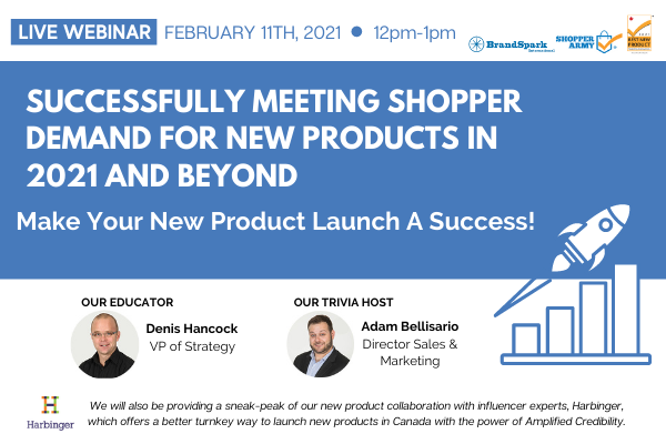 Register for the Webinar on Successfully Meeting Shopper Demand for New Products in 2021 and Beyond